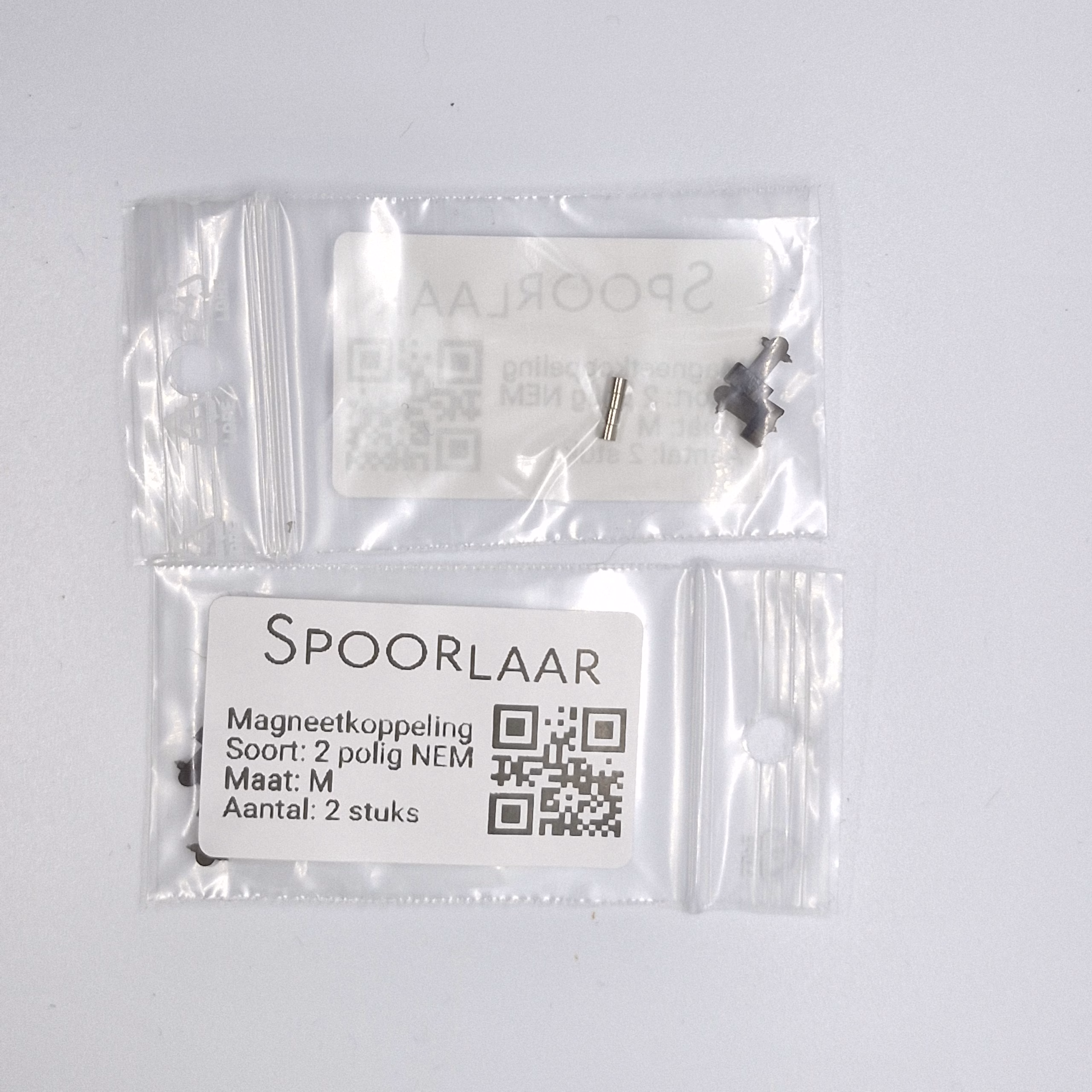 Magnetkupplungen NEM 2 Stück Standardgrößen (Spur N) - M (6,9 mm)