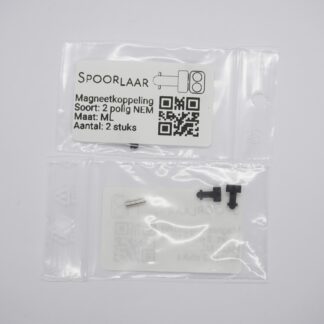 Magneetkoppelingen NEM 2 stuks standaard maten (schaal N) - ML (7,5 mm)
