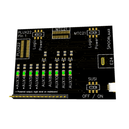 Spoorlaar Decoder-Tester Erweiterung - E24, MTC 21, PLUX22