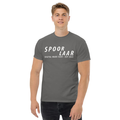 Spoorlaar 'Digital made easy' T-shirt witte tekst – Bild 12