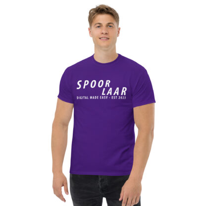 Spoorlaar 'Digital made easy' T-shirt witte tekst – Bild 4