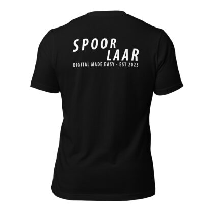 Spoorlaar 'Digital made easy' T-shirt witte tekst premium – Bild 3
