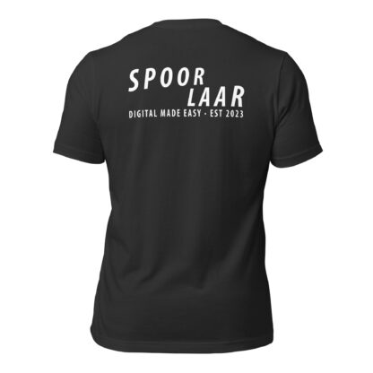 Spoorlaar 'Digital made easy' T-shirt witte tekst premium – Bild 5