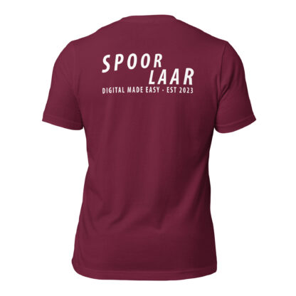 Spoorlaar 'Digital made easy' T-shirt witte tekst premium – Bild 7