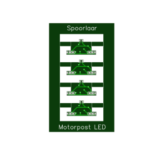 Arnold Motorpost losse LED-printjes (set van 4)