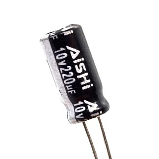 Condensator 220uF 10V 5 mm x 11 mm (Ø x h) ±20%